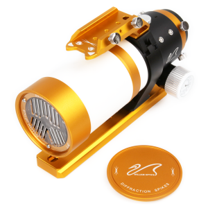 تلسكوب كاسر وليام اوبتكس 61 مم (ذهبي)