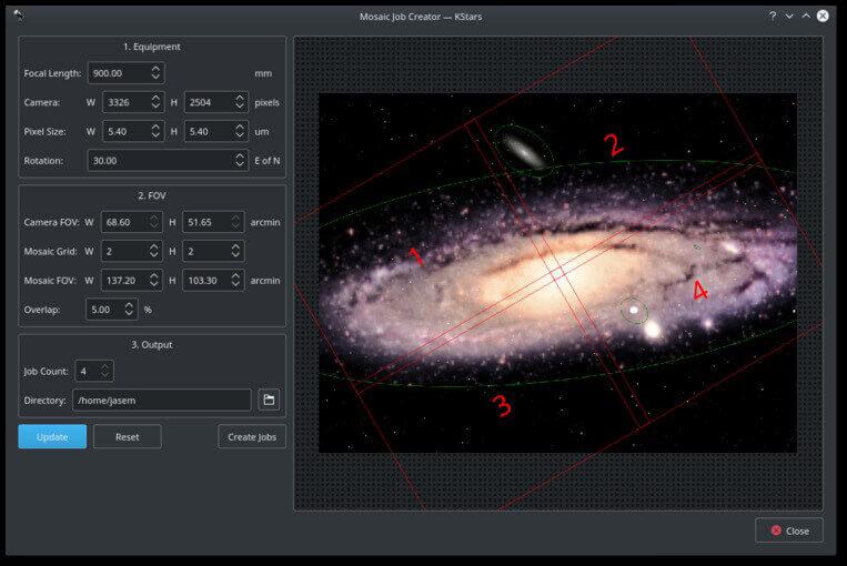 Wi-Fi Astrophotograph System Controller Equipment Robotic Operation Screenshot