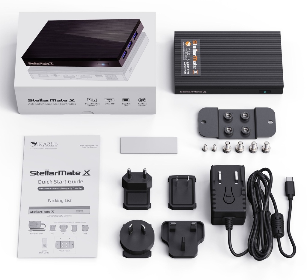 [IKA-840-128GB] وحدة التحكم الاحترافية بالتصوير الفلكي StellarMate X (سعة 128 جيجابايت / 8 جيجابايت رام)