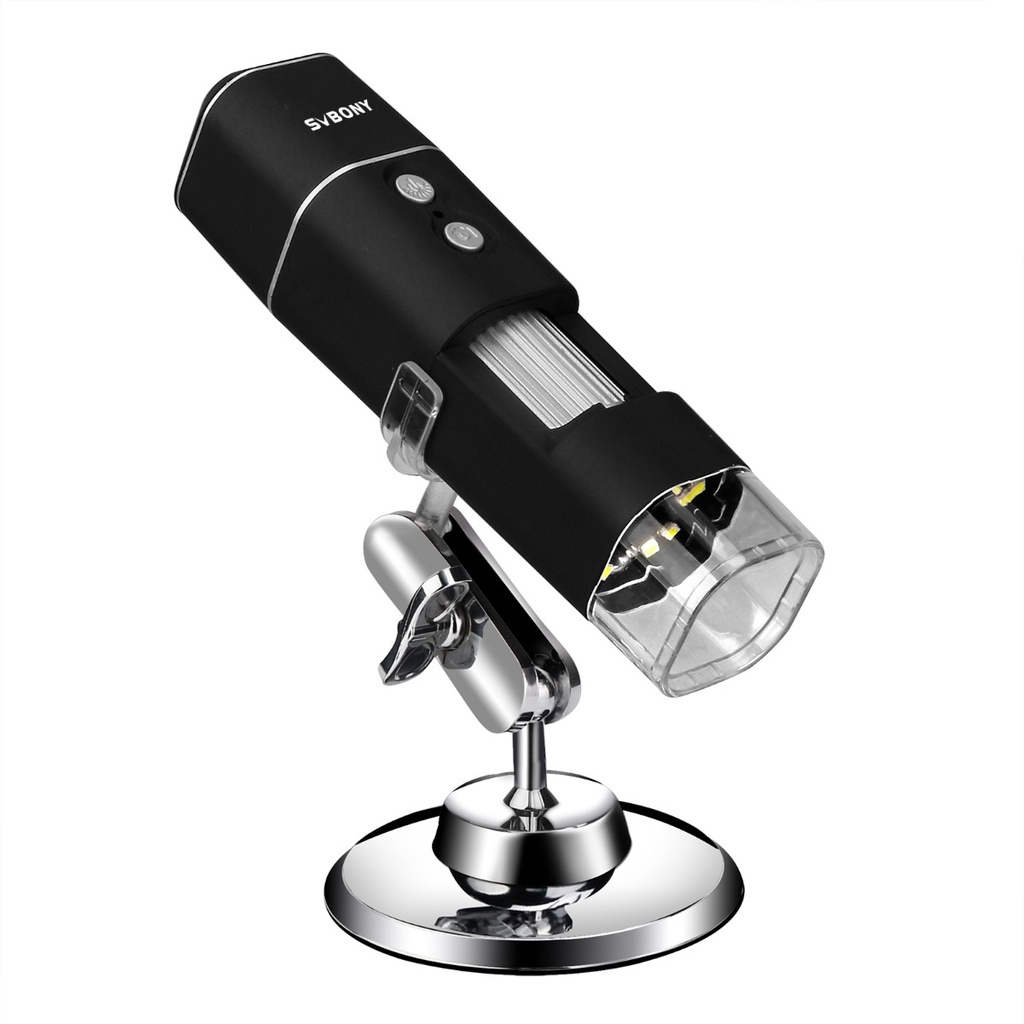 SV606 50X-1000X Stepless Zoom Wireless WIFI Digital Microscope
