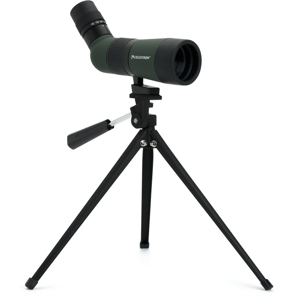 [CEL-52320] LandScout 10-30x50mm Angled Zoom Spotting Scope with Table-top Tripod